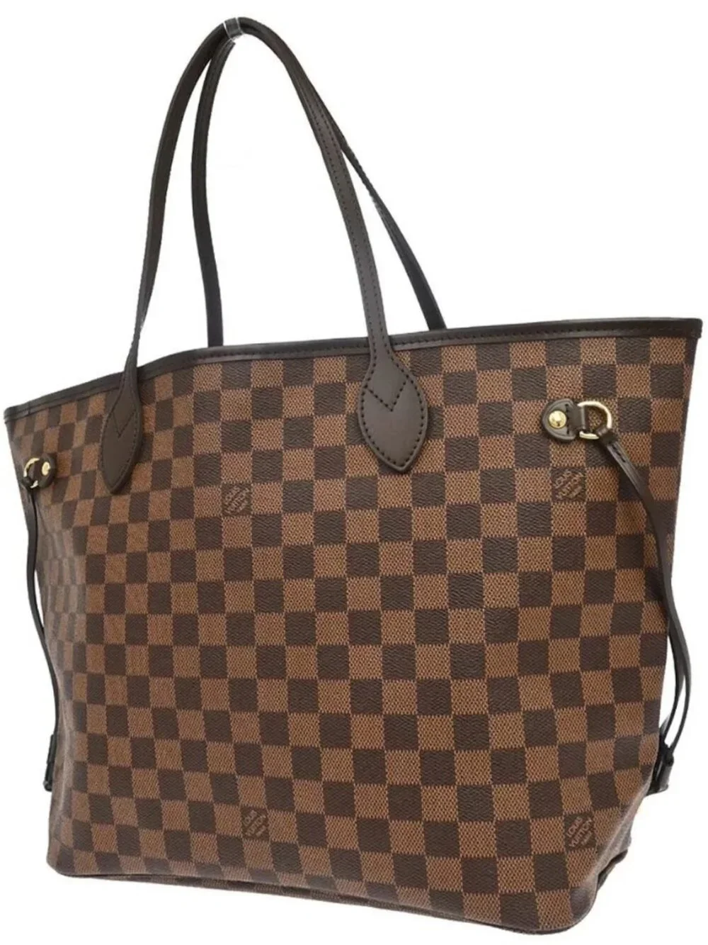 Louis Vuitton Damier Neverfull MM Tote Handbag N51105